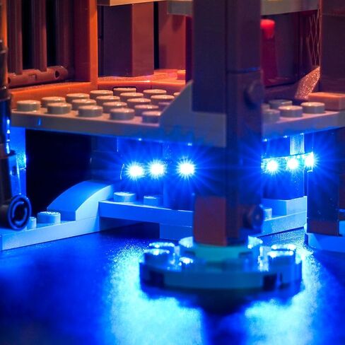 إضاءة LED متوافقة مع Lego 75636 Windmill Village Hut - مصابيح فقط، مجموعة إضاءة متوافقة مع Lego 75636، غير متضمنة النموذج in Saudi Arabia