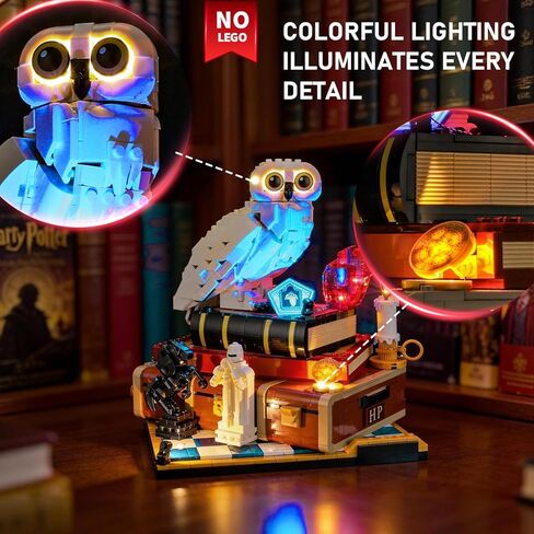 مجموعة إضاءة BRIKSMAX 2.0 متوافقة مع مجموعات البناء 76466 من Lego Harry Potter Sorcerer's Stone Collectors - مجموعات إضاءة LED الأصلية (الملحقات فقط) للعرض والهدايا وهواة الجمع in Saudi Arabia