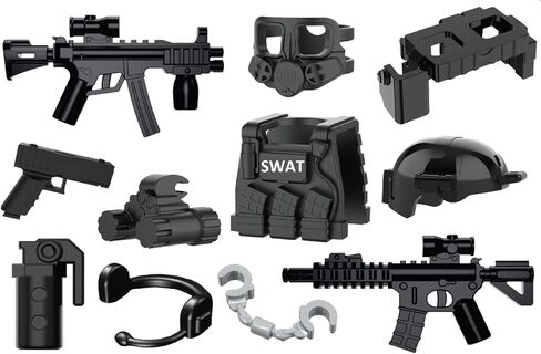 Battle Brick Battle Bag SWAT Assaulter Pack Compatible with Lego® Minifigs in Saudi Arabia