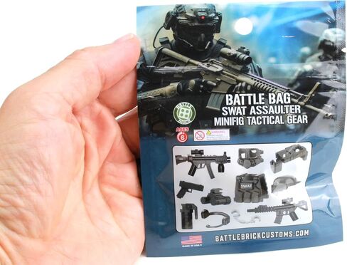Battle Brick Battle Bag SWAT Assaulter Pack Compatible with Lego® Minifigs in Saudi Arabia