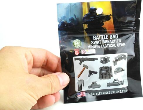 Battle Brick Battle Bag SWAT Breacher Pack المتوافقة مع Lego® Minifigs in Saudi Arabia