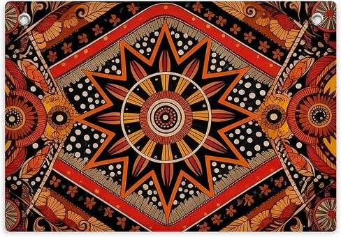 Psychedelic Buddha Art Tapestry Banner Flag 28.5×20 Inch - Trippy Spiritual Wall Hanging Decor for Bedroom Living Room Meditation Space,Perfect Gifts for Psychedelic Art Fans Boho Aesthetic Lovers in Saudi Arabia
