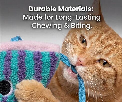 Spring Parachute Cat Toys for Indoor Cats,Interactive Door Hanging Cat Toys for Bored Indoor Adult Cats,Retractable Teaser Toy,Hanging Interactive Toys for Cat Kitten Chase Exercise (Style A-2PCS) in Saudi Arabia