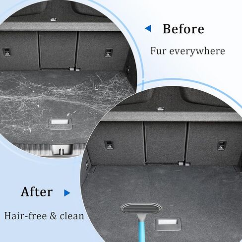 Pet Hair Removal Tool and Pet Hair Remover with 3 in 1 Silicone, Cat Dog Hair and lint Fur Remover for Carpet Couch Cat Tree Bed Furniture and Car Interior, Reusable and Portable,2 Pack in Saudi Arabia
