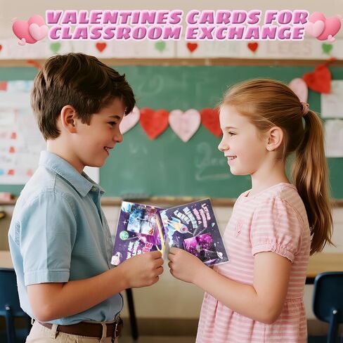 Shemira 24 حزمة بطاقات عيد الحب للأطفال، بطاقات عيد الحب مع 24 حزمة ألعاب تململ مكعب، هدايا عيد الحب للأطفال تبادل الفصول الدراسية المدرسة، هدايا حفلات عيد الحب الجوائز السائبة in Saudi Arabia
