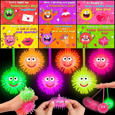 28 حزمة من بطاقات عيد الحب للأطفال في الفصل الدراسي، ألعاب Kawaii Mochi Squishies Fidget مع بطاقات عيد الحب، تبادل هدايا الفصل الدراسي، هدايا الحفلات المدرسية للأولاد والبنات in Kuwait