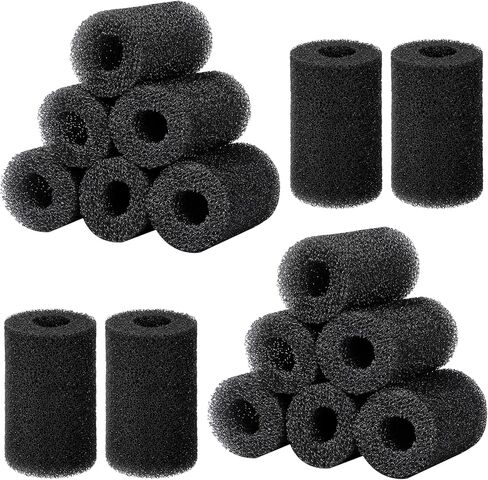 16 قطعة من إسفنجة الفلتر المسبق متوافقة مع فلتر الطاقة AC20 AC30 AC50، استبدال إسفنجة مصفاة السحب، تناسب أحواض المياه العذبة والمياه المالحة in Kuwait