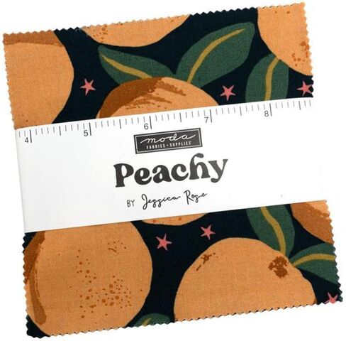 حزمة Peachy Charm Pack من جيسيكا روز، 42 مربعًا من القماش مسبق القطع مقاس 5 بوصات in Kuwait