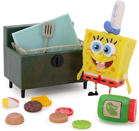 Toyland® 20 Piece Spongebob Squarepants Figure & Accessories Playset - Teeny Krusty Krab Imaginative Play Pieces - Ages 5+ in Saudi Arabia