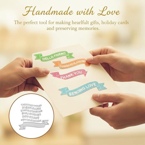 Frame Cutting Dies Layer Frame Net Set, Scrapbooking Die-cuts for Card Making, Paper Craft Punch Template, Art DIY Paper Craft Background Embossing Stencils (Banner Combination-10.5 x 9cm) in Saudi Arabia