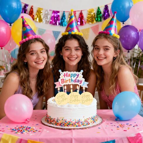 24 قطعة من أغطية الكب كيك من الأكريليك ذات المرآة الذهبية، زينة كعكة عيد ميلاد سعيد ذهبية مستديرة، ديكورات الكيك والكب كيك لتزيين المعجنات في حفلات أعياد الميلاد والذكرى السنوية in Kuwait