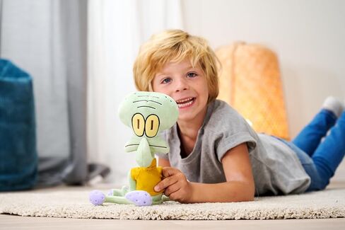 Simba Spongebob Squidward Tentacle 35 cm Plush Figure, Recycled Filling Material, Suitable from The First Months of Life in Saudi Arabia