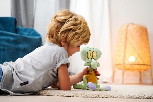 Simba Spongebob Squidward Tentacle 35 cm Plush Figure, Recycled Filling Material, Suitable from The First Months of Life in Saudi Arabia