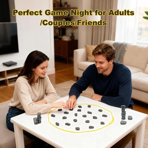 Chess Game with 24 Stones, Christmas Family Games for Kids and Adults, Best Multiplayer Strategy Board Games for Family Game Night, Indoor Outdoor Portable Travel Chess Set in Saudi Arabia