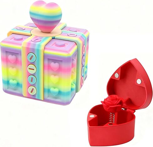 Middle Finger in a Box,Funny 3D Printed Gag Gifts for Adults, Prank Gift Box with Golden Middle Finger, Hilarious Surprise for Men, Perfect White Elephant Gift,Funny Christmas Ideas in Kuwait