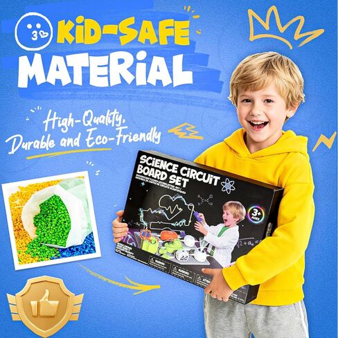 SMILESSKIDDO Science Kits for Kids | STEM Toys for Kid, Electronics Exploration Kit, Over 300 Projects, 16 Circuit Parts, STEM Toy Educational Gifts for Kid Boys Girls Ages 3 4 5 6 7 8 9 10 11 12 in Saudi Arabia