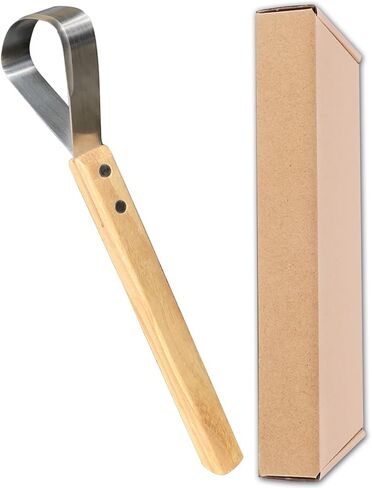 قطعتان من سكين اللحم للجلود، أداة مكشطة الجلد، أداة مكشطة من الفولاذ المقاوم للصدأ لمستلزمات التحنيط، صناعة الجلود أو التعامل مع الفراء وما إلى ذلك. in Kuwait