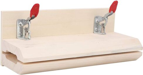 Leather Stitch Leather Sewing Clamp, Wooden Leather Holder Hand Stitch Assistant for DIY Leathercraft Belts Bags, Wooden Table Clamp Stitching Tool in Saudi Arabia
