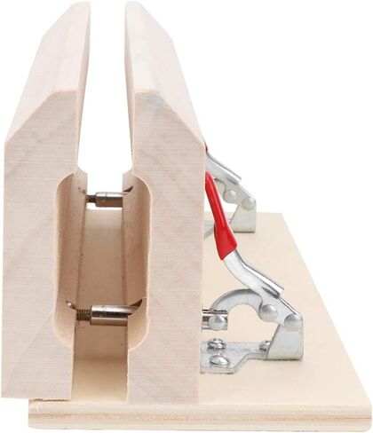 Leather Stitch Leather Sewing Clamp, Wooden Leather Holder Hand Stitch Assistant for DIY Leathercraft Belts Bags, Wooden Table Clamp Stitching Tool in Saudi Arabia