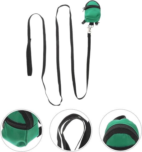 Lizard Backpack Leash Adjustable Reptile Harness with Traction Rope for Outdoor Walking Small Pets Bearded Dragon Gecko Green in Saudi Arabia