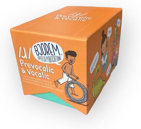 Bjorem Speech® Prevocalic and Vocalic/ɹ/Deck بقلم كارول كوخ وجيني بجوريم - الكلمات المستهدفة للعلاج 7 سياقات - أداة أساسية لعلماء أمراض النطق واللغة in Kuwait