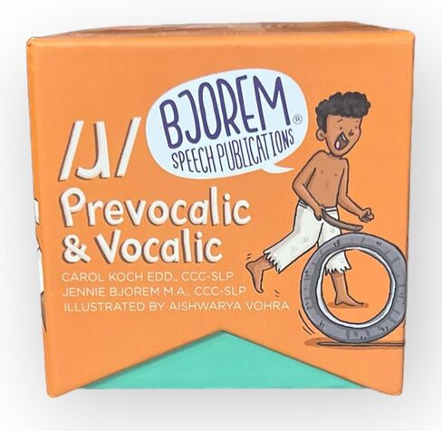 Bjorem Speech® Prevocalic and Vocalic/ɹ/Deck بقلم كارول كوخ وجيني بجوريم - الكلمات المستهدفة للعلاج 7 سياقات - أداة أساسية لعلماء أمراض النطق واللغة in Kuwait