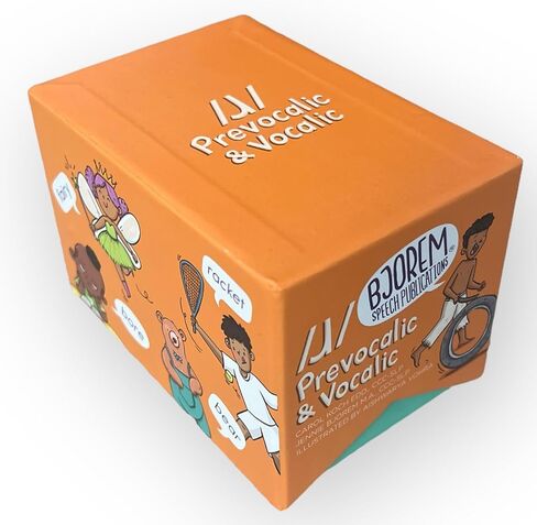 Bjorem Speech® Prevocalic and Vocalic/ɹ/Deck بقلم كارول كوخ وجيني بجوريم - الكلمات المستهدفة للعلاج 7 سياقات - أداة أساسية لعلماء أمراض النطق واللغة in Kuwait