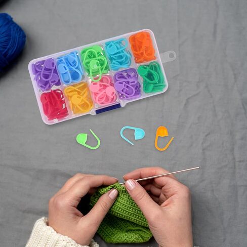 Operitacx 150Pcs Stitch Markers for Crocheting, Knitting Crochet Markers for Knitting in Saudi Arabia
