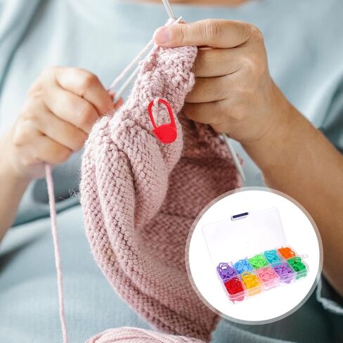 Operitacx 150Pcs Stitch Markers for Crocheting, Knitting Crochet Markers for Knitting in Saudi Arabia