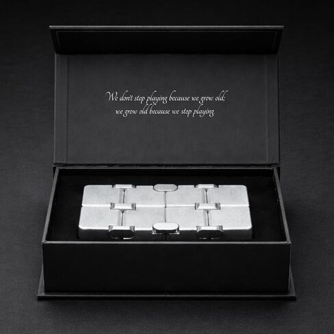 المكعب اللامتناهي | لعبة تململ معدنية ممتازة لتخفيف التوتر الحسي للبالغين الذين يعانون من اضطراب فرط الحركة ونقص الانتباه in Kuwait