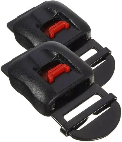 Metal Helmet Quick Release Buckle Helmets Chin Strap Adapter Ratcheted Steel Clip Kit for Motorcycle & Bike 2Pack in Saudi Arabia