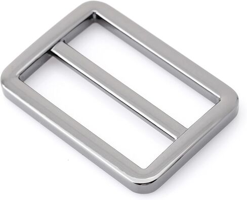 CRAFTMEMORE Flat Metal Slide Buckle Triglide Strap Keeper Leathercraft Bag Belt Adjuster Sliders 6 Pack VTSL in Saudi Arabia