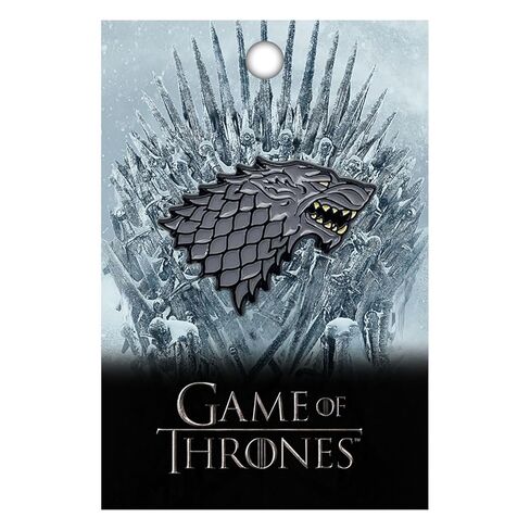 Game of Thrones Stark Metal Lapel Pin in Saudi Arabia