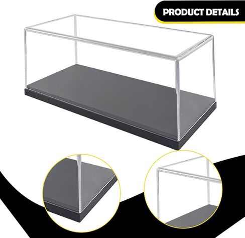 DYNWAVE Acrylic Model Car Display Case Transparent 1/32 Protection Organizer Storage Box Display Box for Figures Memorabilia Toy Cars in Saudi Arabia