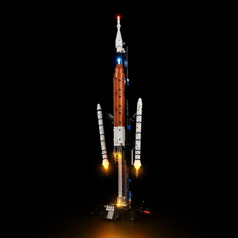 ضوء LED LIGHTAILING لصاروخ نظام إطلاق الفضاء Lego-42221 NASA Artemis - سهل التركيب، أسلاك مخفية، ديكور منزلي وجاهز للهدايا (النموذج غير متضمن) in Saudi Arabia