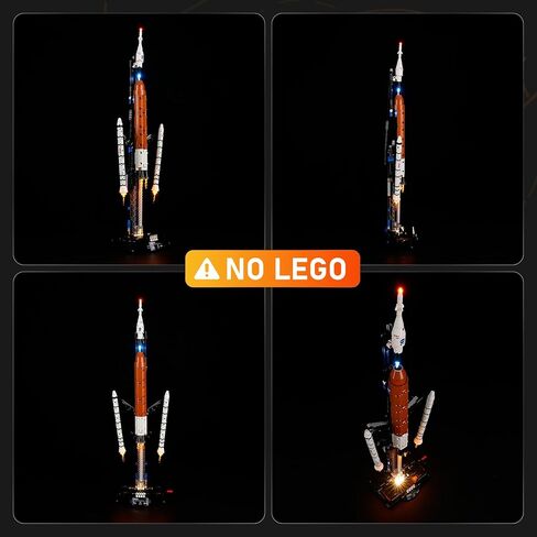 ضوء LED LIGHTAILING لصاروخ نظام إطلاق الفضاء Lego-42221 NASA Artemis - سهل التركيب، أسلاك مخفية، ديكور منزلي وجاهز للهدايا (النموذج غير متضمن) in Saudi Arabia