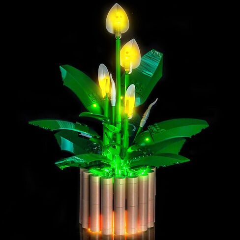 BrickBling Light Compatible with Lego Peace Lily, LED Lighting Compatible with Lego 11504, Light up Your Botanical Collection (Not Come with Plants Model) in Saudi Arabia