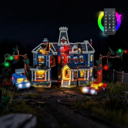 LED Lighting Compatible with Lego 11370 Stranger Things: The Creel House - JUST Lights,RC Version Light Kit Compatible with Lego 11370,NOT Included The Model in Saudi Arabia
