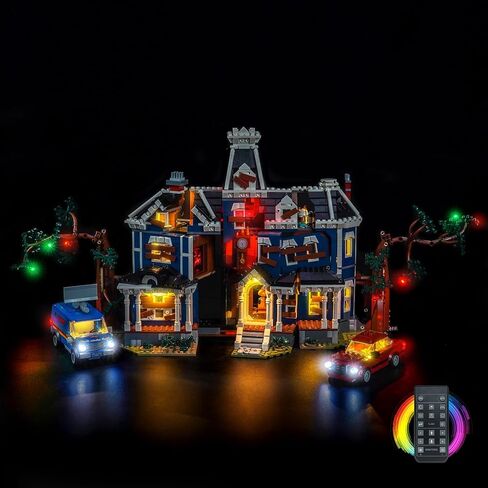 LED Lighting Compatible with Lego 11370 Stranger Things: The Creel House - JUST Lights,RC Version Light Kit Compatible with Lego 11370,NOT Included The Model in Saudi Arabia