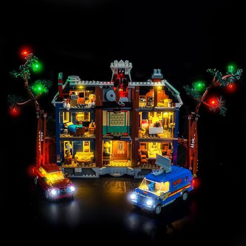 LED Lighting Compatible with Lego 11370 Stranger Things: The Creel House - JUST Lights,RC Version Light Kit Compatible with Lego 11370,NOT Included The Model in Saudi Arabia