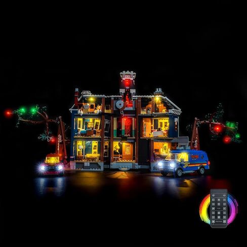 LED Lighting Compatible with Lego 11370 Stranger Things: The Creel House - JUST Lights,RC Version Light Kit Compatible with Lego 11370,NOT Included The Model in Saudi Arabia