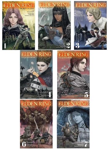 Elden Ring: مجموعة الطريق إلى مجموعة Erdtree Manga Series المكونة من 7 كتب (المجلد 1–7) إصدار غلاف ورقي - مغامرة خيالية مظلمة ملحمية مبنية على اللعبة الحائزة على جوائز من FromSoftware in Kuwait
