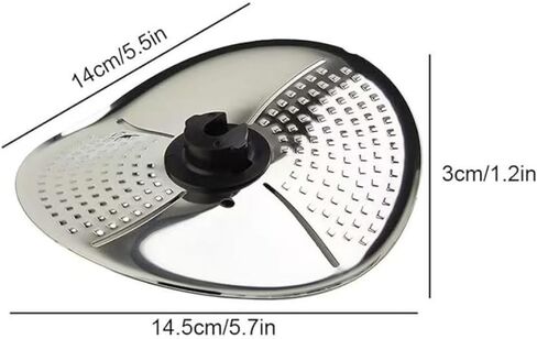 Darknight Stainless Steel Disk Blade Protective Cover Peeling Potatoes Cooking Machine Knife Cover Compatible with TM31/TM5/TM6 in Kuwait