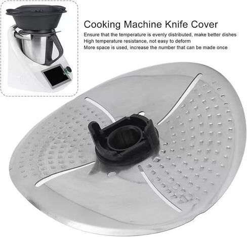 Darknight Stainless Steel Disk Blade Protective Cover Peeling Potatoes Cooking Machine Knife Cover Compatible with TM31/TM5/TM6 in Kuwait