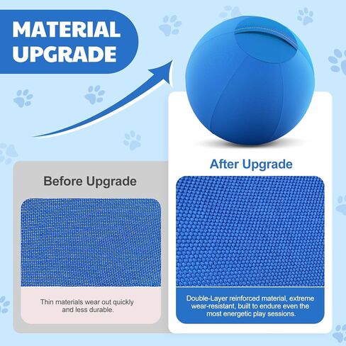 كرة الرعي للكلاب مقاس 25 بوصة من Happypaw - مقاومة معززة للمضغ ومواد شديدة التحمل، لعبة متينة للكلاب، معدات خفة الحركة للرعاة الأستراليين والماشية والكولي الحدودية والسلالات الصغيرة والمتوسطة in Kuwait