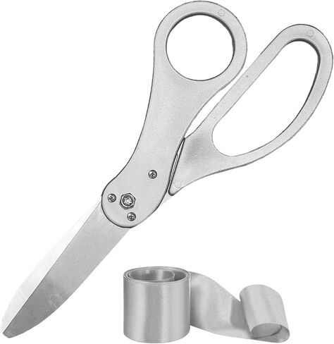 Blue Ribbon Cutting Ceremony Kit — 20 Inch Giant Scissors Prop Blue Large Shears for Cutting Grand Opening Ribbon and Shears for Ceremonies & Special Events in Saudi Arabia