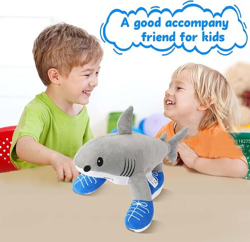 Italian Brainrot Plush Toy, 14 Inch Tralalero Tralala Plushies Toys, Soft Stuffed Funny Meme Animals Dolls Christmas Toys Gifts for Kids Boys Girls in Saudi Arabia