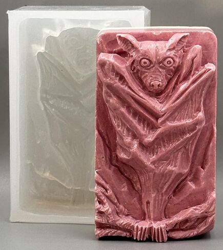 BAT Silicone Mold for SOAP Making, Candle, Plaster, Gypsum, Clay, Resin Casting and Other Crafts. in Saudi Arabia
