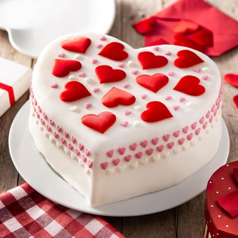 Luxshiny Polystyrene Cake Foam Dummy 3pcs Heart Shaped Foam Cake Mold Set White Cake Dummies Cake Modeling Ornament for Decorating, Baking, Wedding Display, 4"+6"+8" in Saudi Arabia
