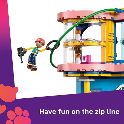LEGO Friends Heartlake City Friends Club House Building Toy for Girls & Boys - Pretend Play Set for Kids, Ages 8+ - W/5 Minidolls, 3 Toy Animals, & Accessories - Gift Idea for Birthdays - 42689 in Saudi Arabia